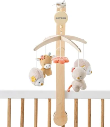 329 - Giostrina in Legno Mila Lana & Zoe