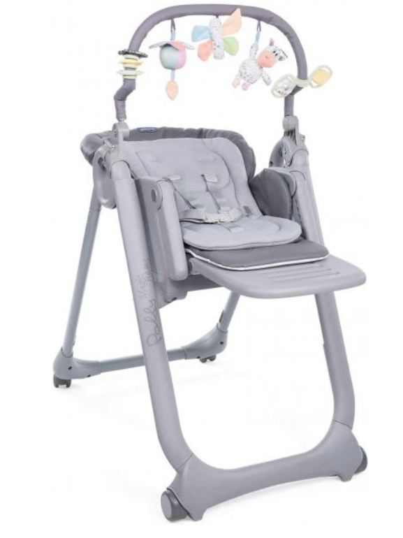 337 - Chicco - Seggiolone Polly Magic Relax - Graphite