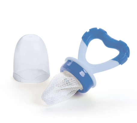 345 - Nuvita Flavorillo 2In1 Feeder per Frutta, Verdura, Carne con Massaggia Gengive