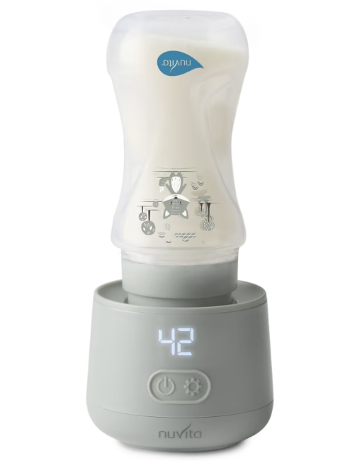 377 - Nuvita scaldabiberon portatile universale warm’n’go sage green