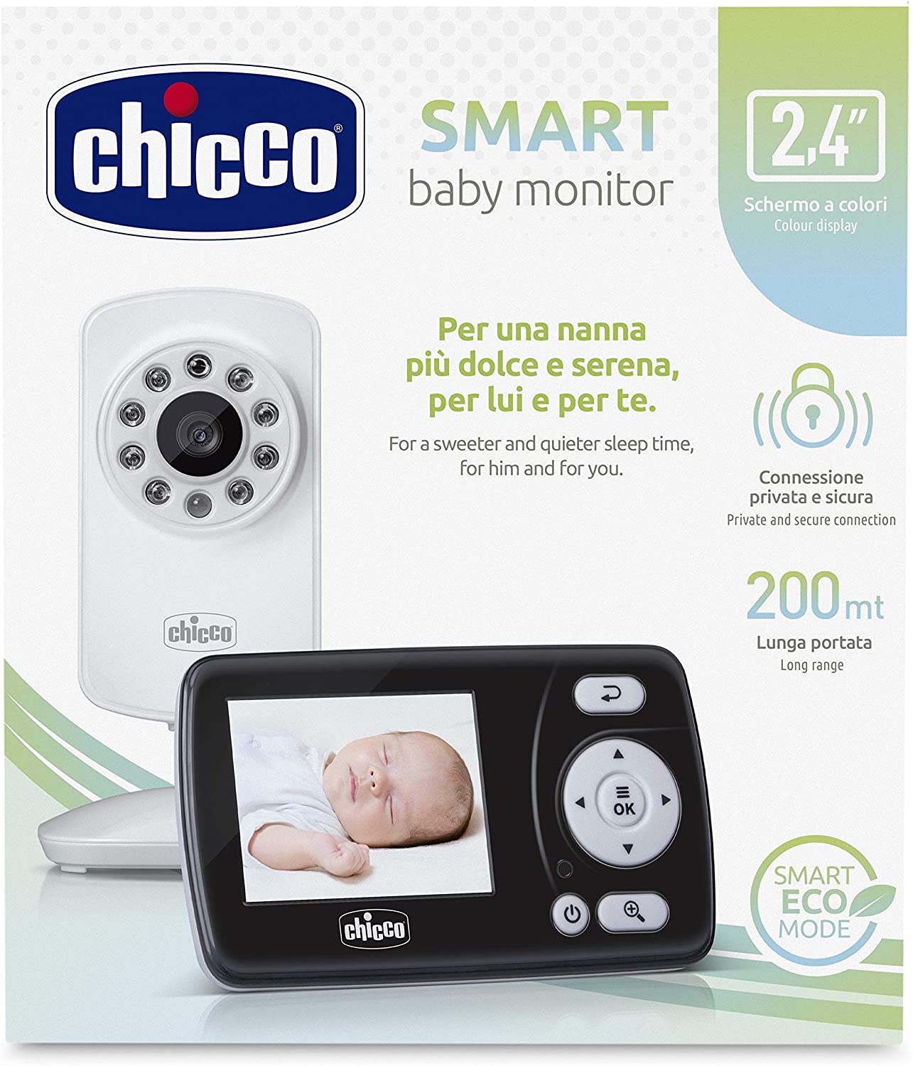 272 - baby monitor chicco video smart