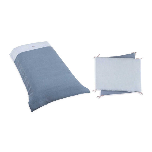 308 Piumino e paracolpi alondra collezione alba blue