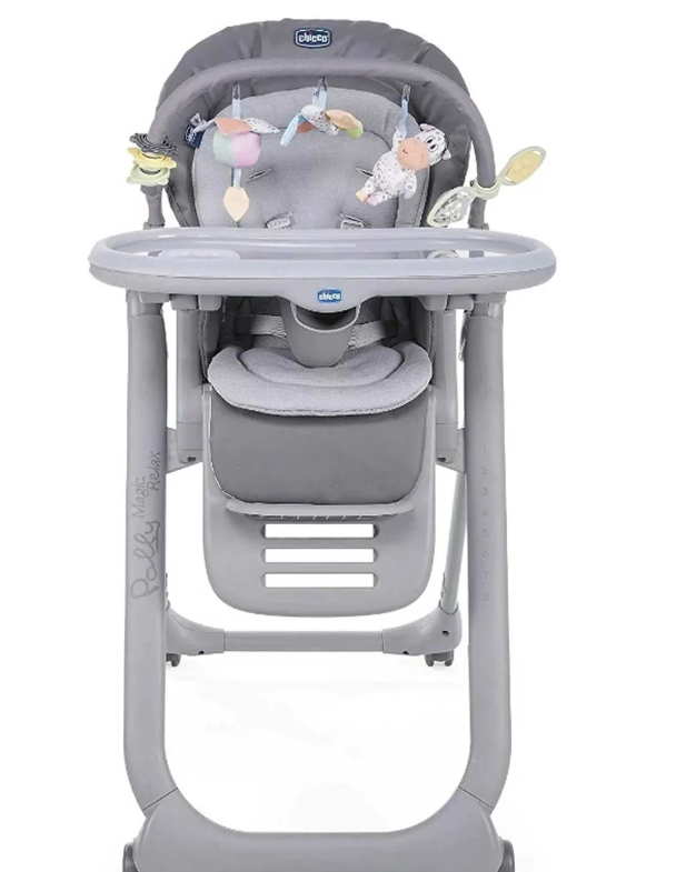 282 - seggiolone  pappa chicco polly magic cocoa
