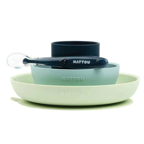 299 - set/ pappa nattou silicon meal
