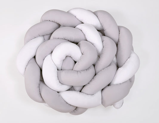 299 - riduttore treccia cora bianco grigio