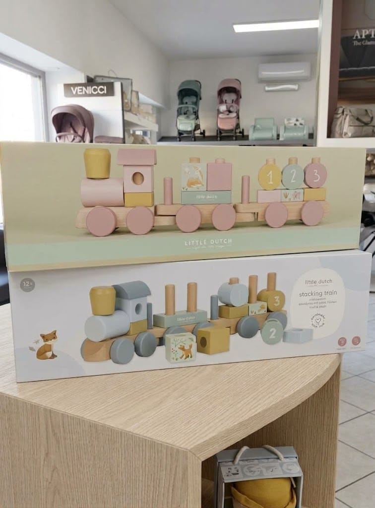 Trenino in Legno Little Dutch Con Costruzioni