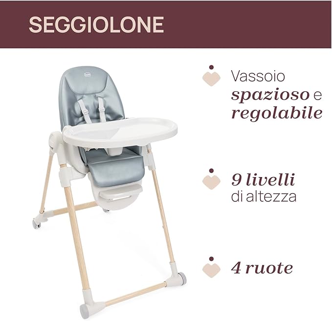 E - seggiolone chicco polly armonia