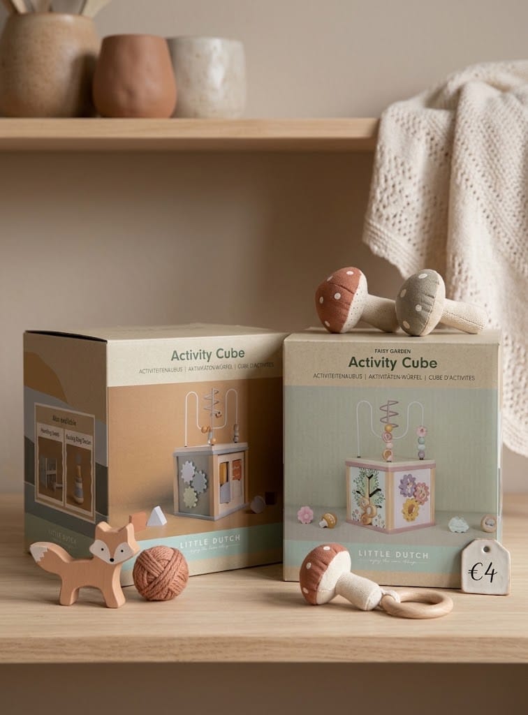 Cubo Di Legno Little Dutch Multi-Attività