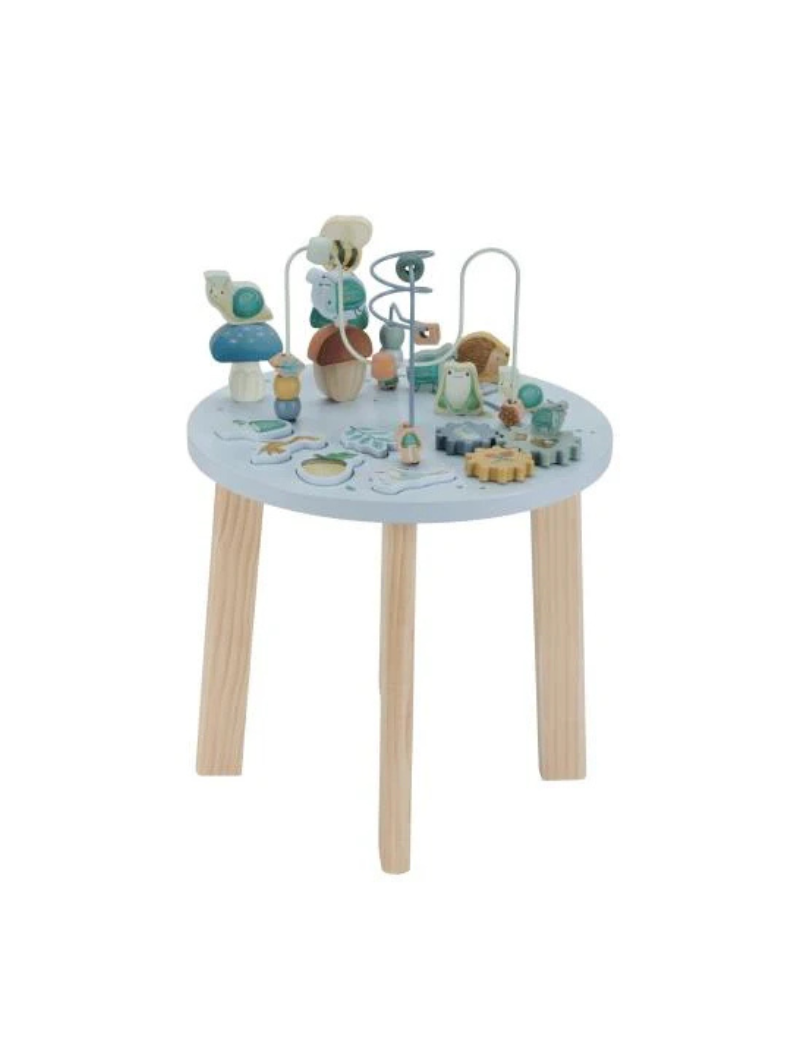 GIOCO LITTLE DUTCH TAVOLO ATTIVITA' LEGNO AZZURRO