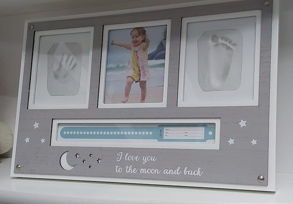 396 PORTAFOTO MIBB CON CALCO E BRACCIALETTO