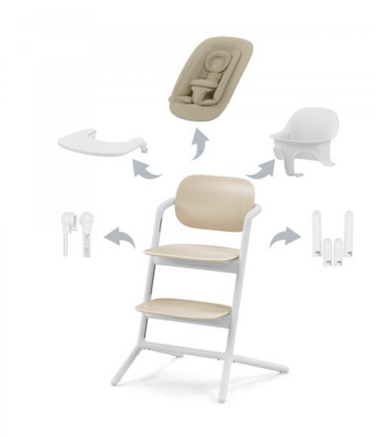 312 - Cybex - Set Seggiolone Lemo 4in1 - Sand White