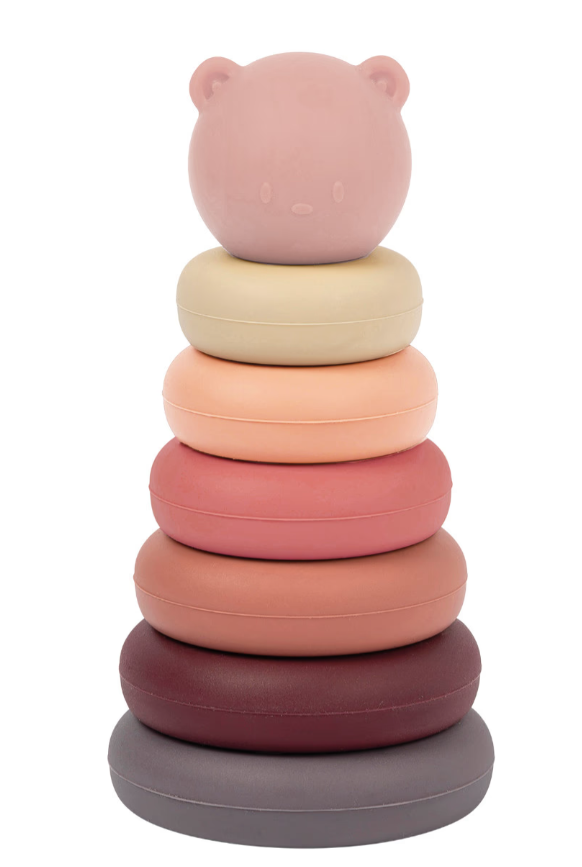 331 - Anelli impilabili rosa - nattou