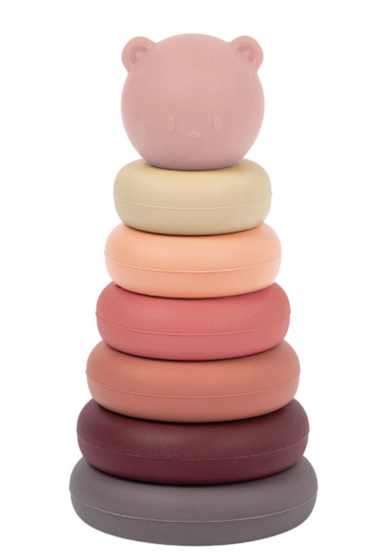 331 - Anelli impilabili rosa - nattou