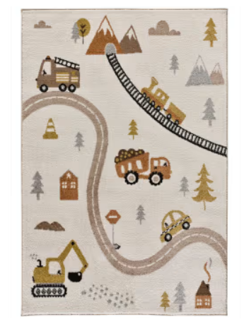 331 - Beats - Tappeto per bambini beige