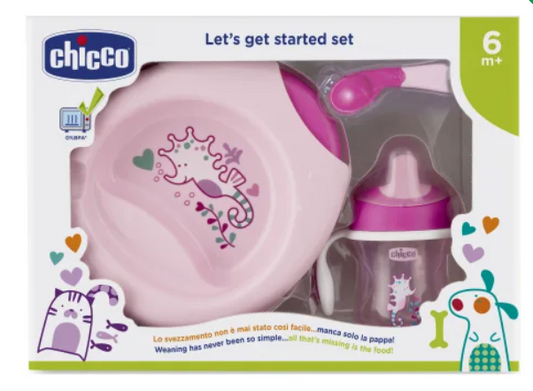 332 Chicco Set Pappa Rosa