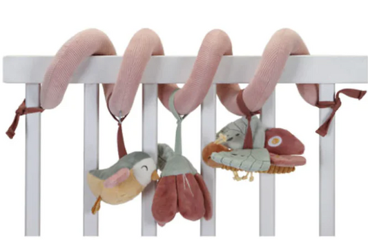 336 - Spirale Gioco Sensoriale Multi-Attività da Appendere Rosa