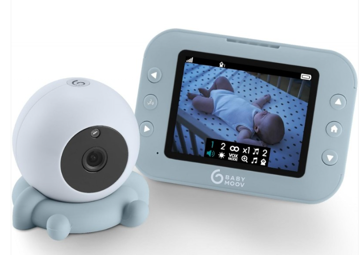 Babymoov Video Monitor Senza Fili PORTATILE YOO ROLL Schermo da 3.5 '