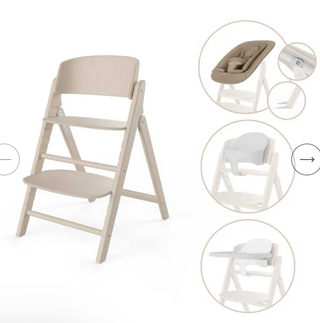343 - Seggiolone Pappa Click & Fold 4in1
