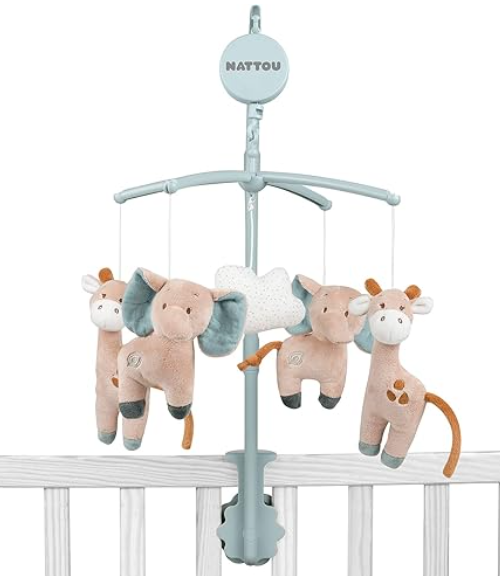 355 - Nattou Giostrina con carillon verde