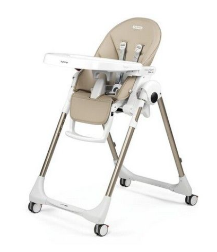 356 - Seggiolone Prima Pappa Follow Me Astral di Peg Perego beige
