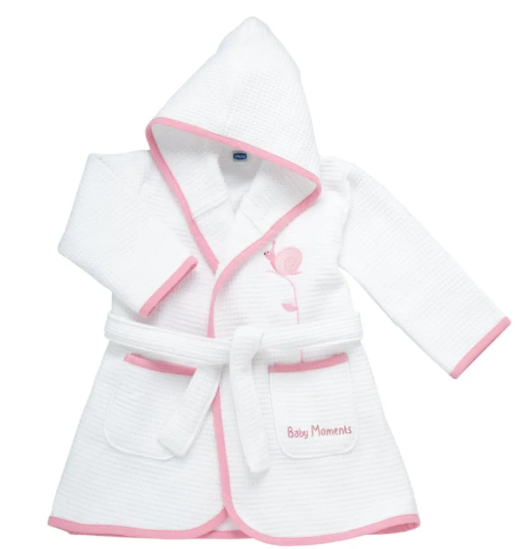358 - Accappatoio in Piquet Rosa 12M+ Chicco