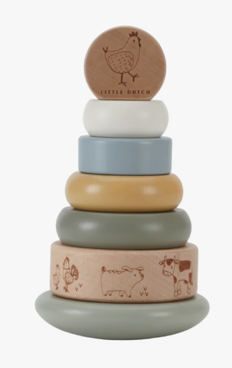 377 - ANELLI IMPILABILI LITTLE DUTCH BEIGE