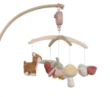 398 - GIOSTRINA LITTLE DUTCH LEGNO ROSA