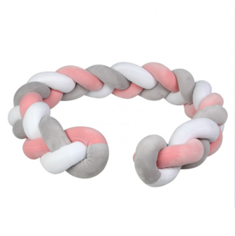 478 - riduttore treccia cora bianco rosa tortora