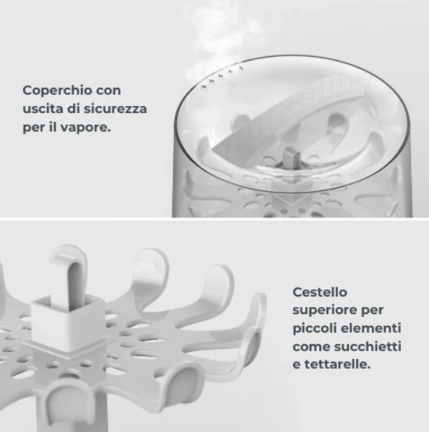 Sterilizzatore Nuvita sterie asy