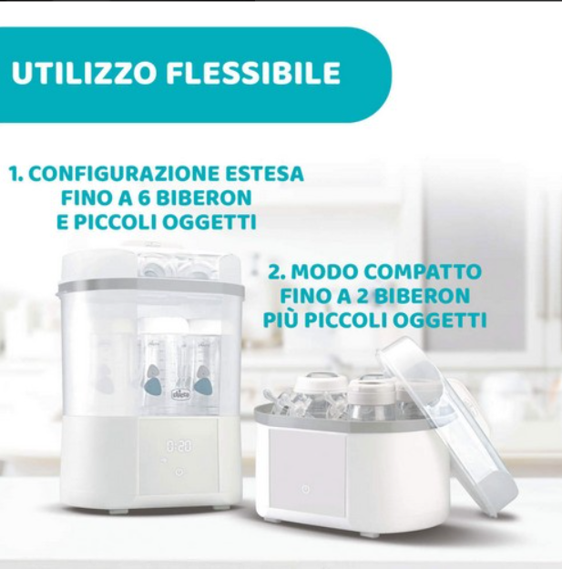 Sterilizzatore Chicco + asciugatura