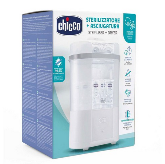 Sterilizzatore Chicco + asciugatura