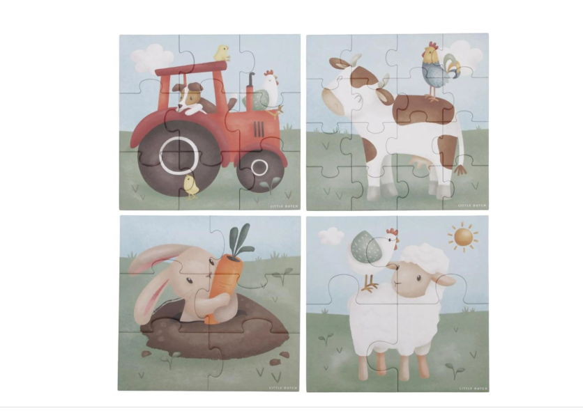 Little Dutch 4 in 1 Puzzle