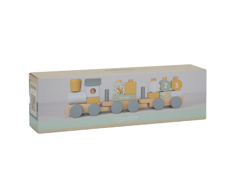 Trenino in Legno Little Dutch Con Costruzioni