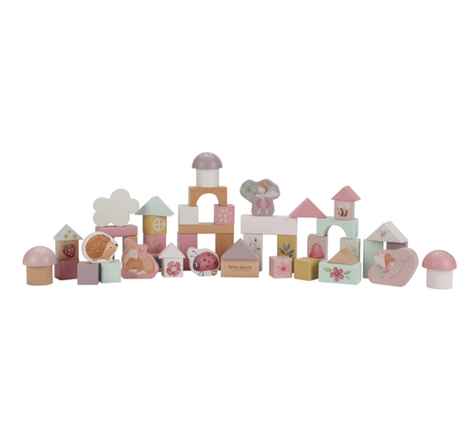 Cubetti da costruzione Little Dutch Forest Friends Little Dutch