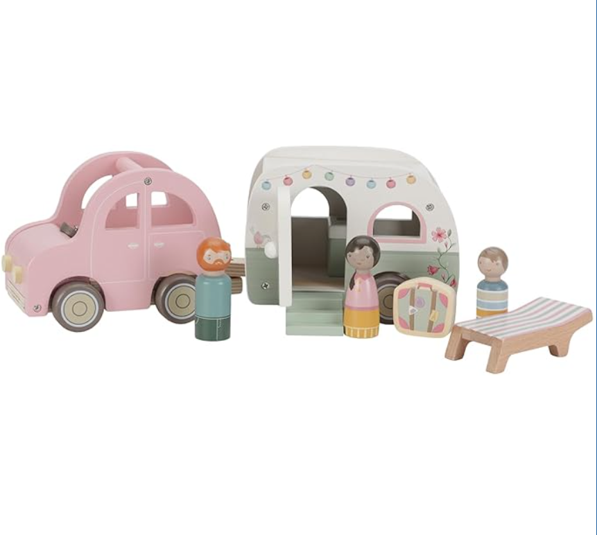 Little Dutch Car with Caravan