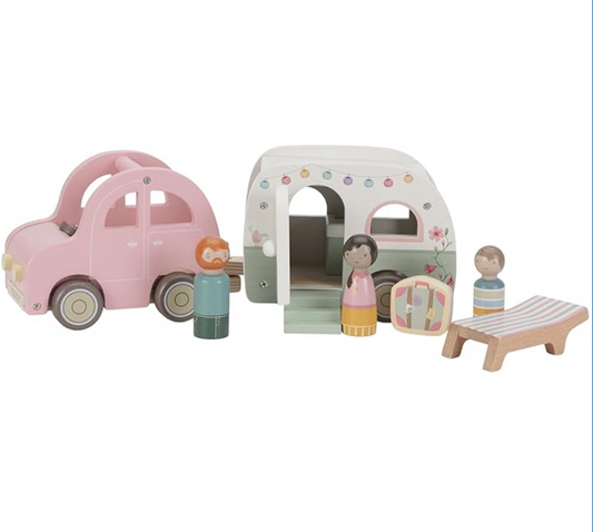 Little Dutch Car with Caravan