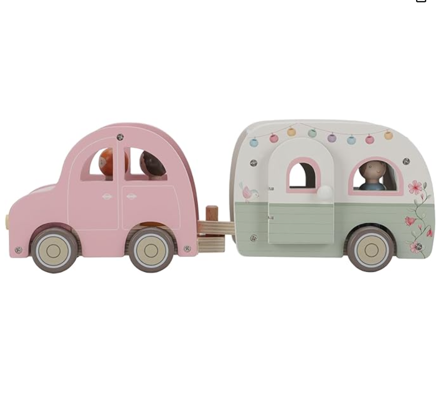 Little Dutch Car with Caravan