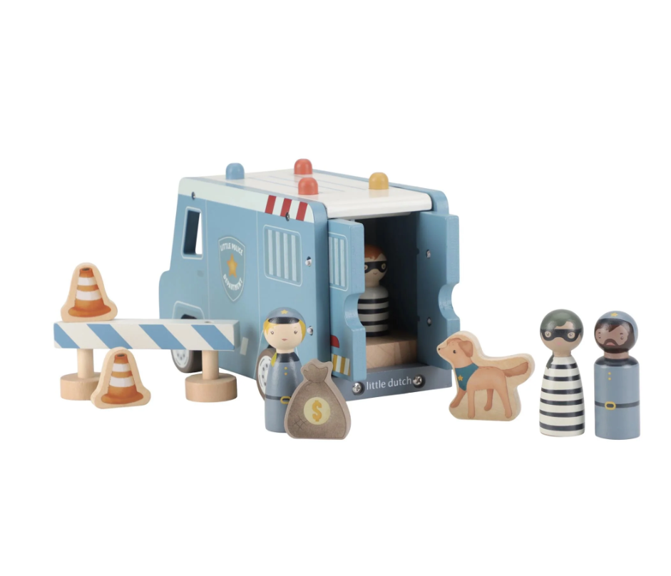 Wooden police car Little Dutch