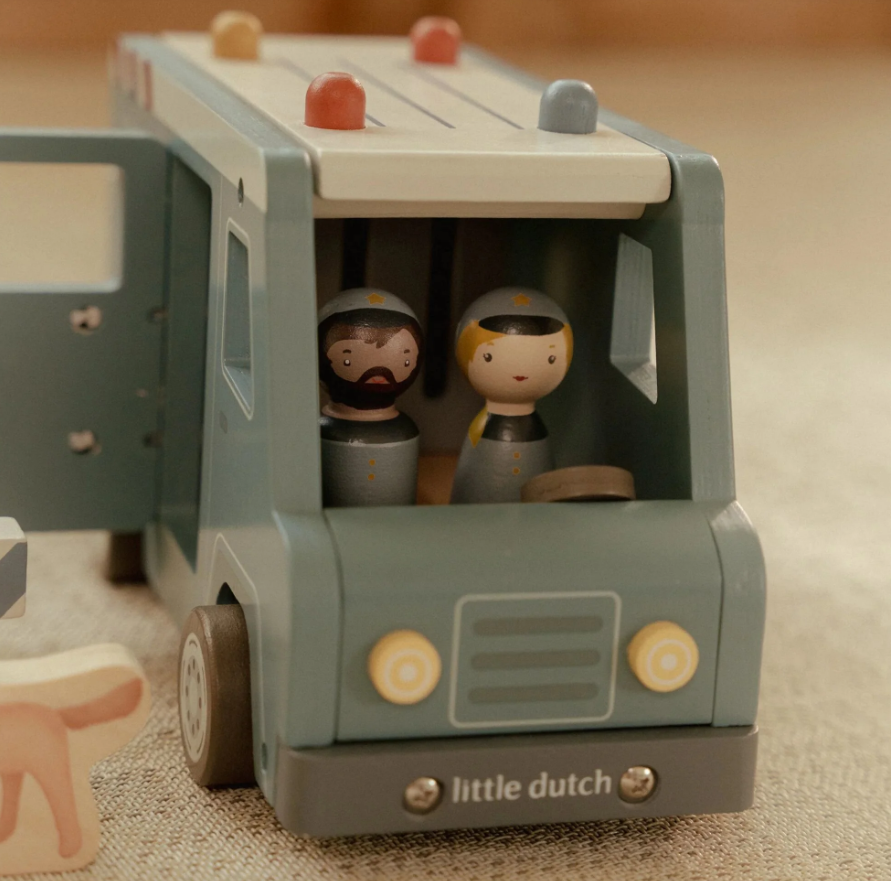 Wooden police car Little Dutch