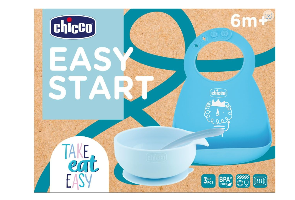 Chicco Set Pappa Silicone Easy Start