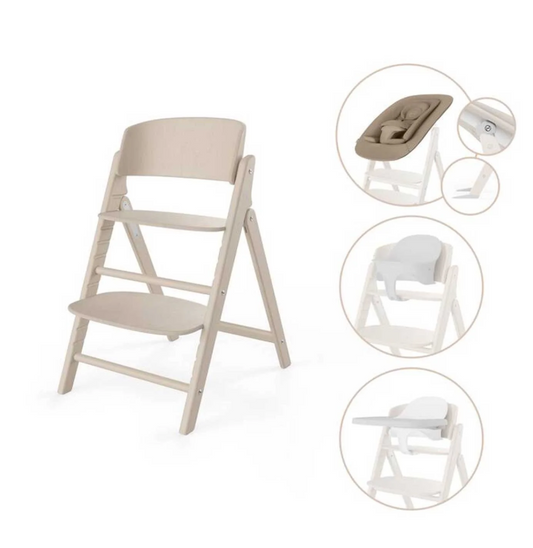Seggiolone pappa Cybex click e fold 4 in 1