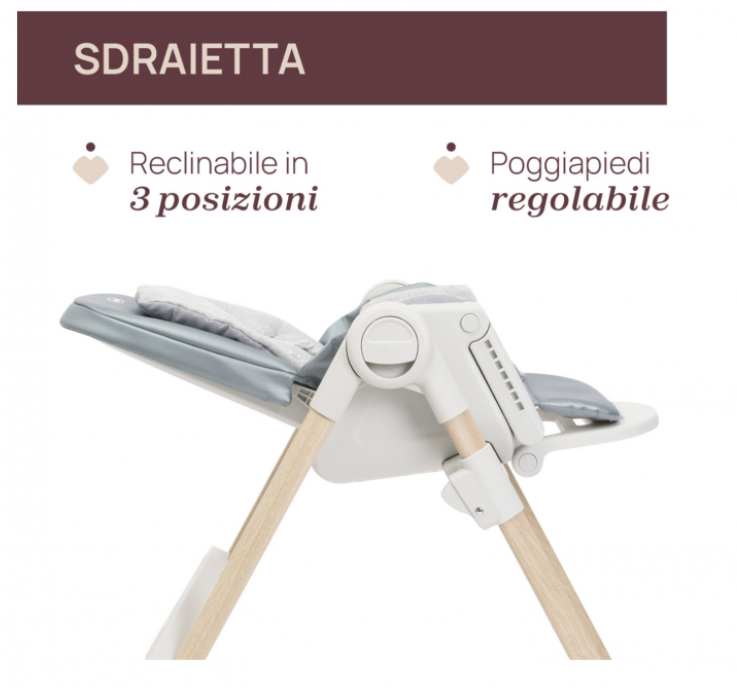 Seggiolone pappa Chicco Polly Armonia