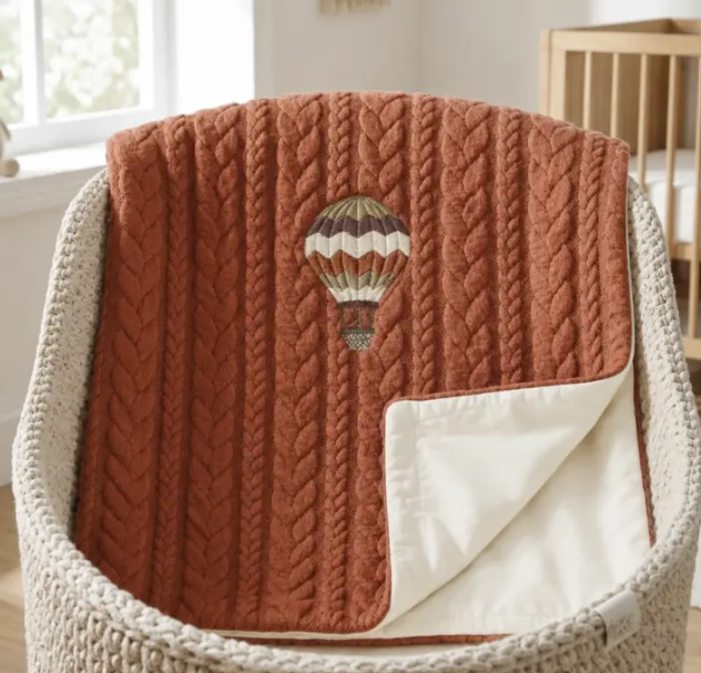 Coperta Treccia Baloon