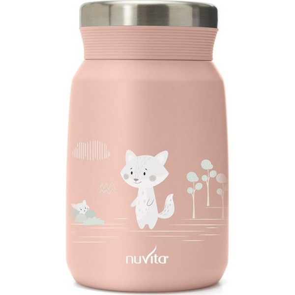 418 - THERMOS NUVITA PORTAPAPPA ROSA