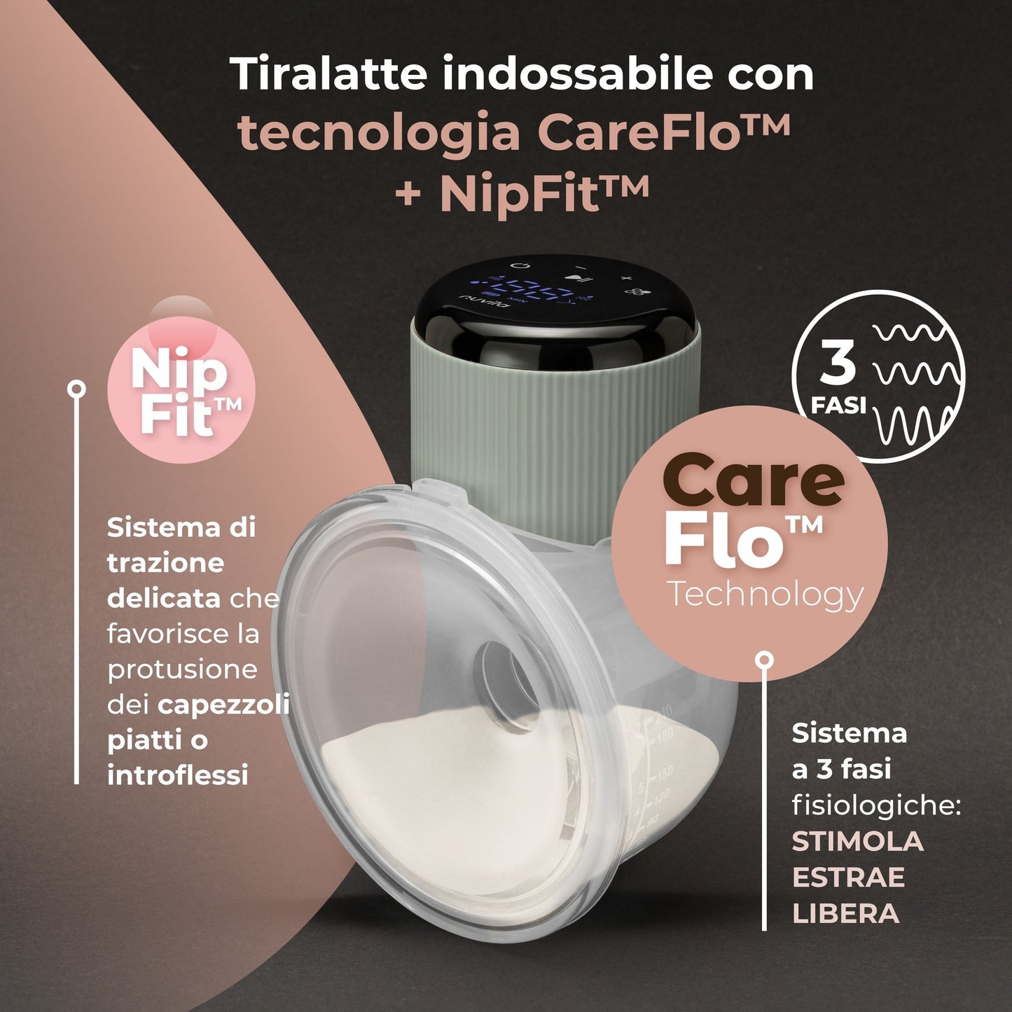 488 Tiralatte  Nuvita Indossabile