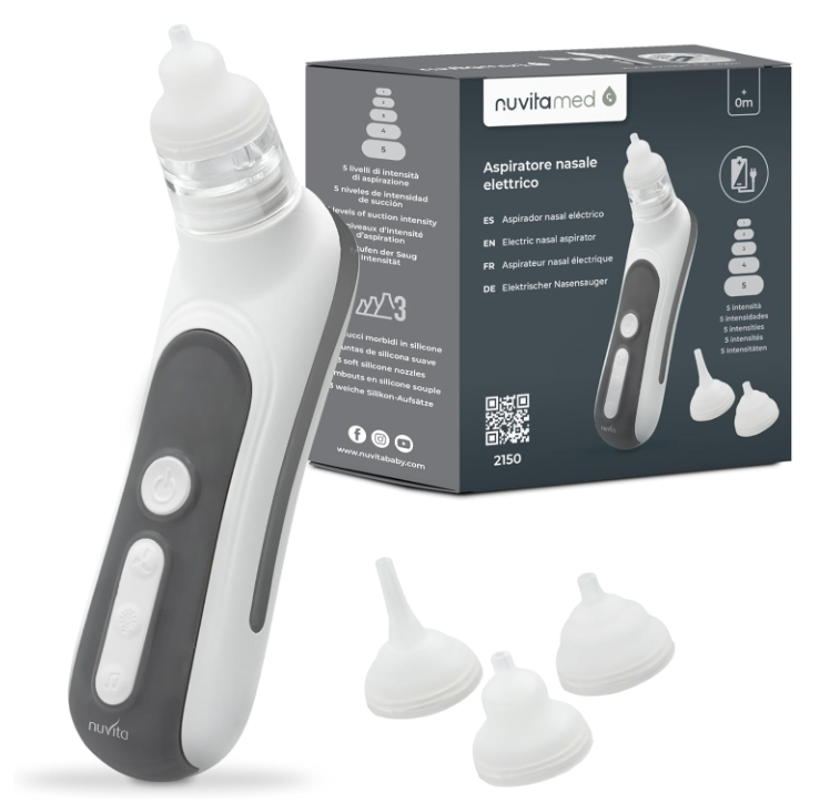474 - ASPIRATORE NASALE NUVITA ELETTRICO