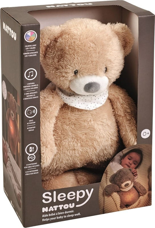 268 gioco nattou sleepy orsetto bear panna