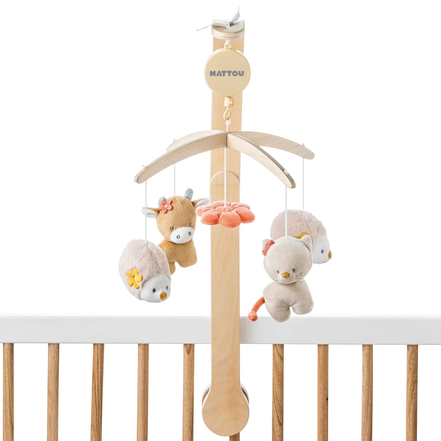 426 - GIOSTRINA NATTOU MILA E LANA LEGNO