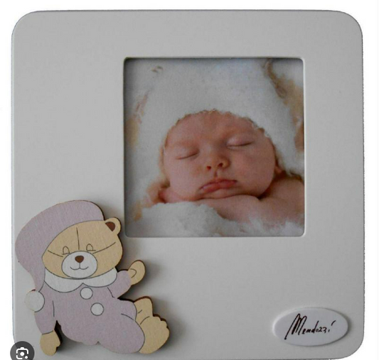 350 Portafoto mendozzi piccolo orso rosa