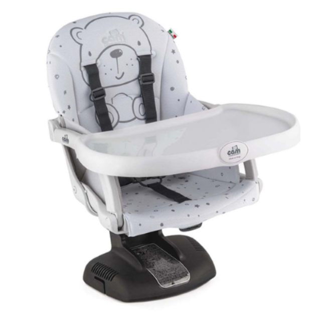 323 - Cam Idea Rialzo Sedia Neonato Teddy Grigio